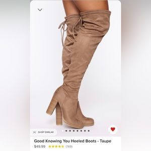 FASHION HIGH KNEE BOOTS SZ 6.5